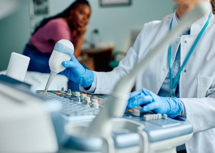 close up of doctor using ultrasound in medical exa 2024 12 13 18 18 06 utc scaled